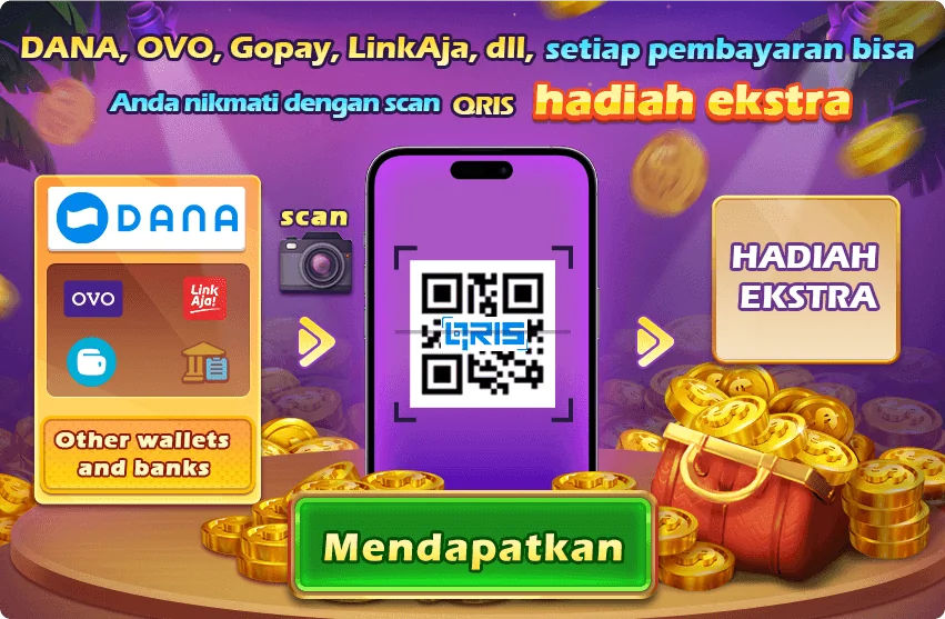 DANA, OVO, Gopay, LinkAja, dll, setiap pembayaran bisa Anda nikmati dengan scan QRIS hadiah ekstra